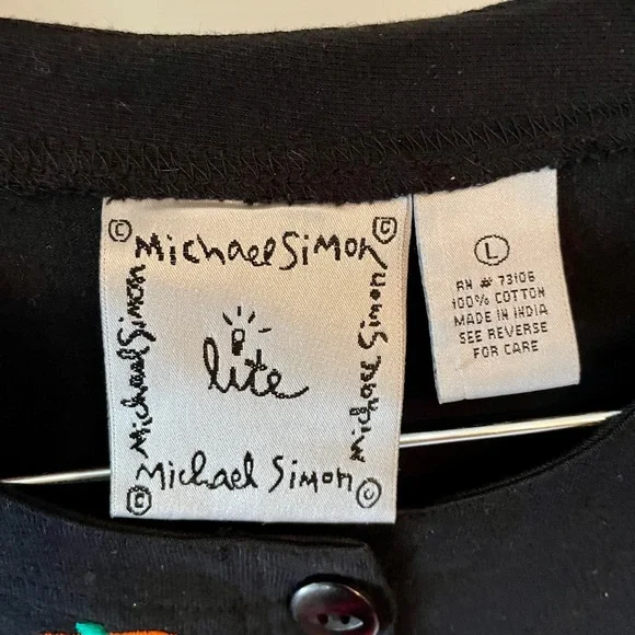 Michael Simon Lite Large Sweater Halloween - Picture 5 of 5